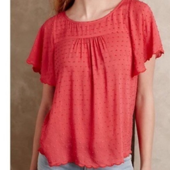 Maeve Keme Swiss Dot Blouse - Picture 6 of 6